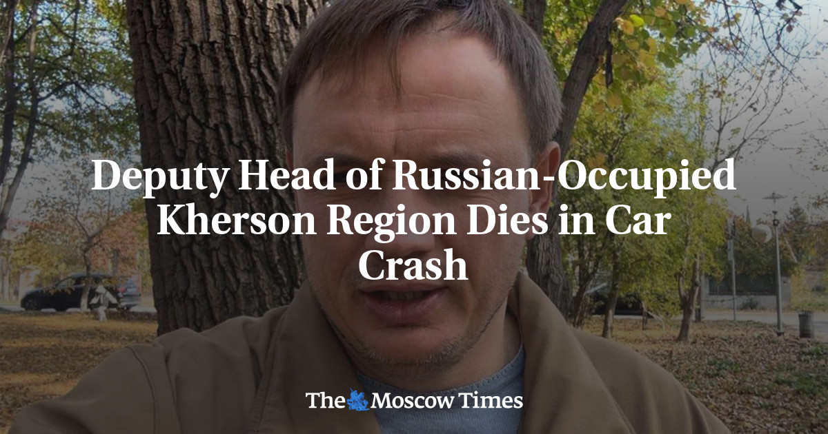 Deputy Head of Russian-Occupied Kherson Region Dies in Car Crash