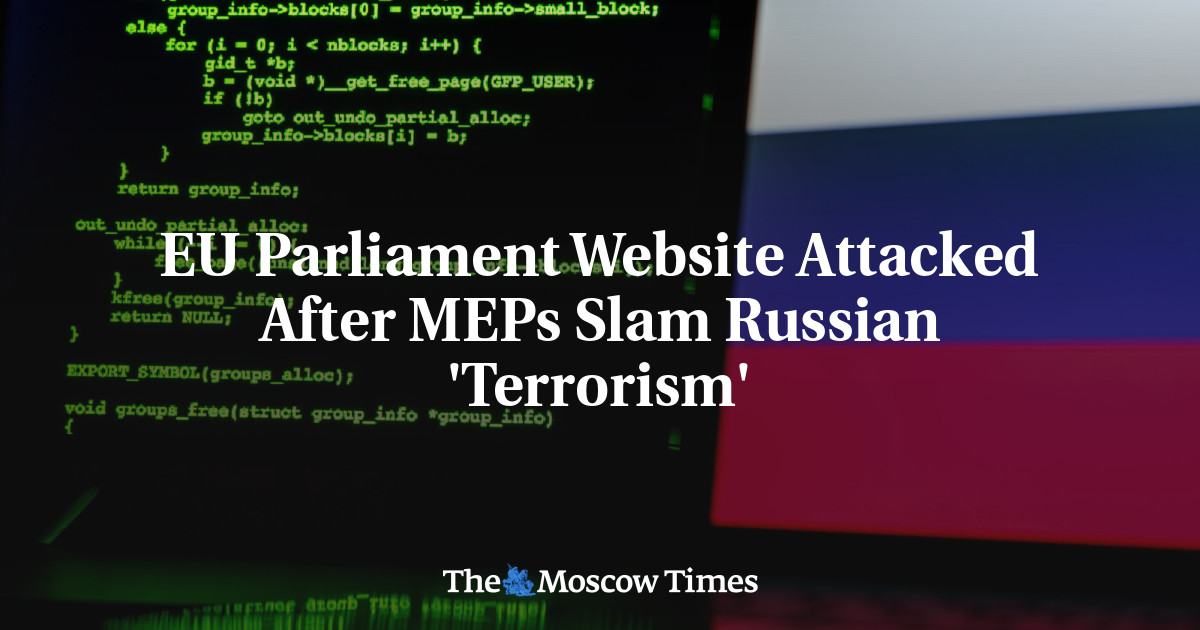 EU Parliament Website Attacked After MEPs Slam Russian ‘Terrorism’