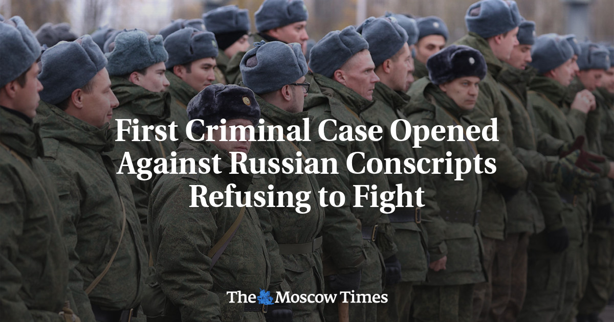 First Criminal Case Opened Against Russian Conscripts Refusing to Fight