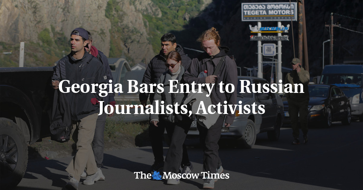 Georgia Bars Entry to Russian Journalists, Activists