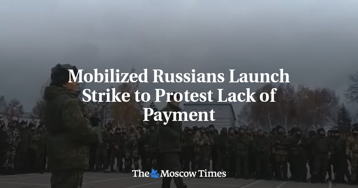 Mobilized Russians Launch Strike to Protest Lack of Payment