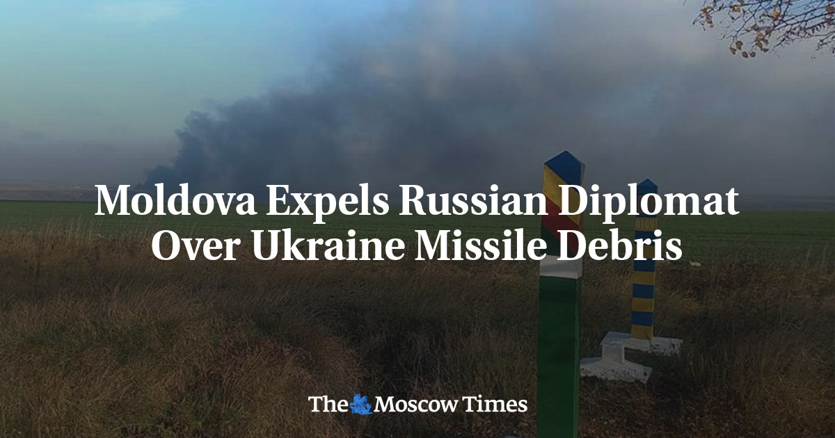 Moldova Expels Russian Diplomat Over Ukraine Missile Debris