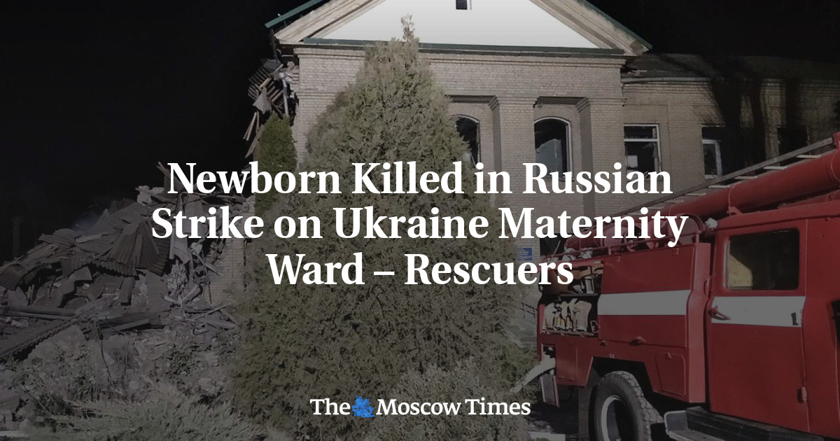 Newborn Killed in Russian Strike on Ukraine Maternity Ward – Rescuers