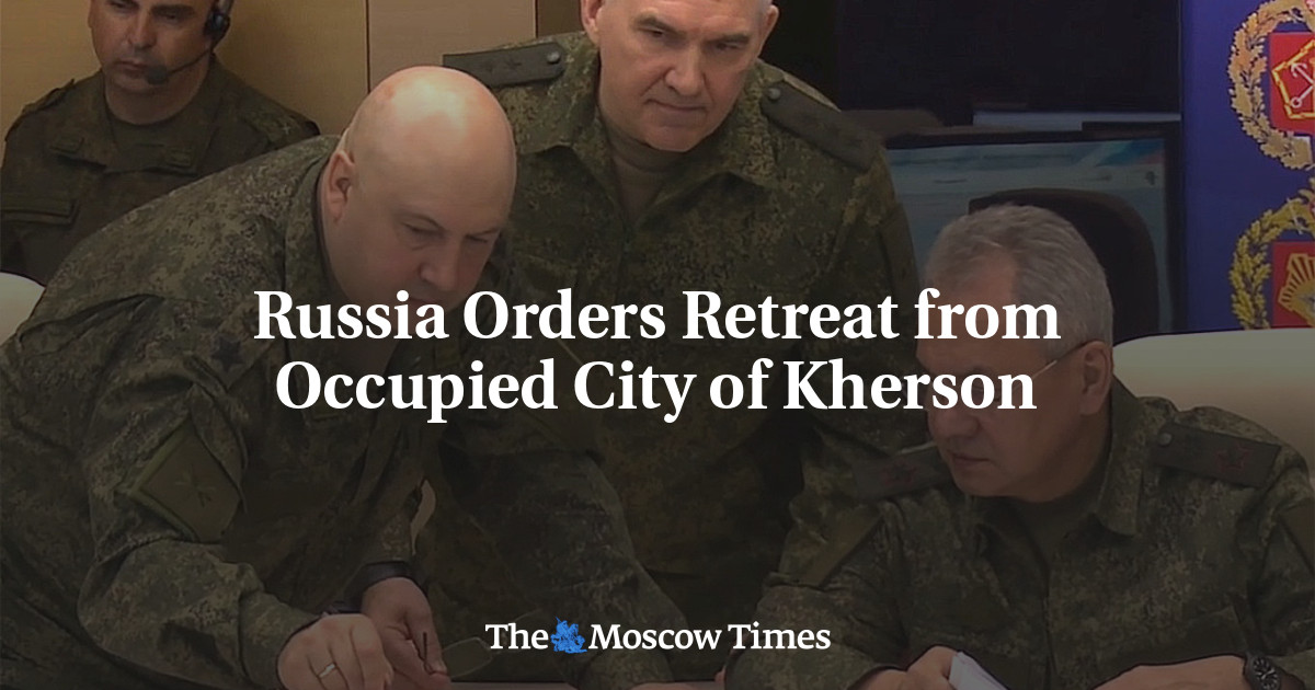 Russia Orders Retreat from Occupied City of Kherson