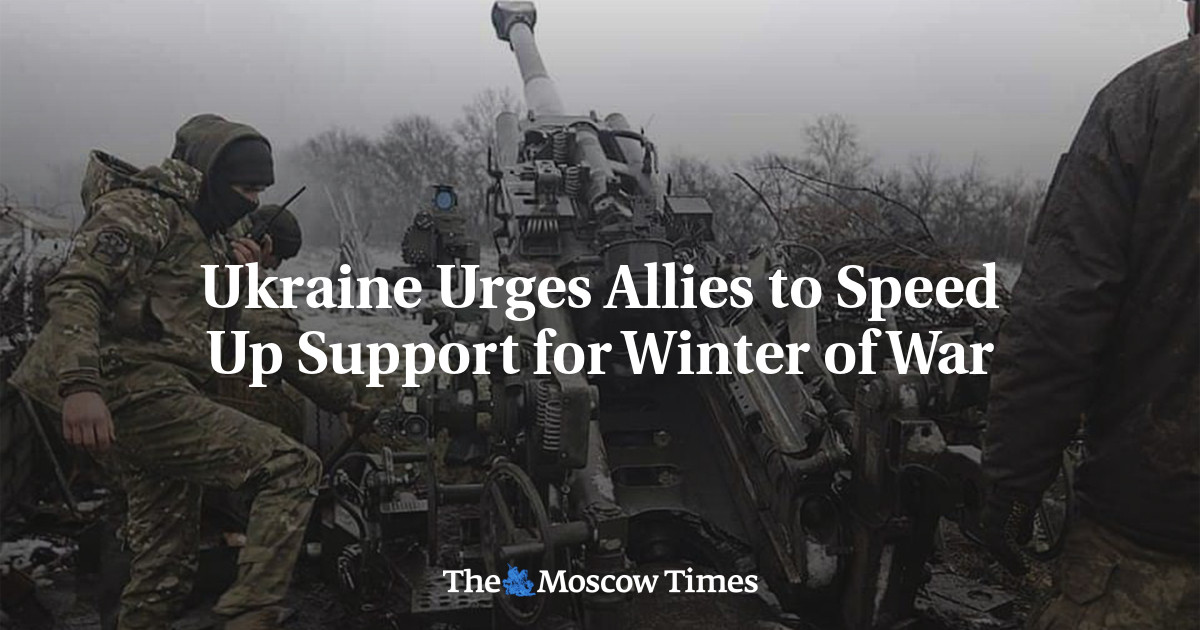 Ukraine Urges Allies to Speed Up Support for Winter of War
