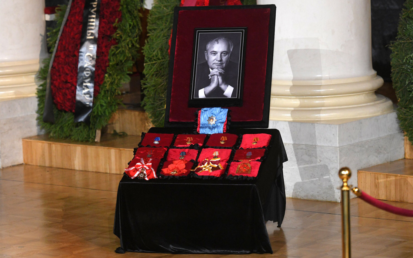  Funeral ceremony for Mikhail Gorbachev. Anton Velikzhanin / Moscow 24 / Moskva News Agency 