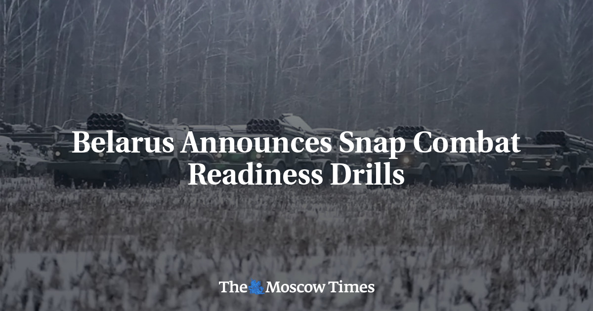 Belarus Announces Snap Combat Readiness Drills