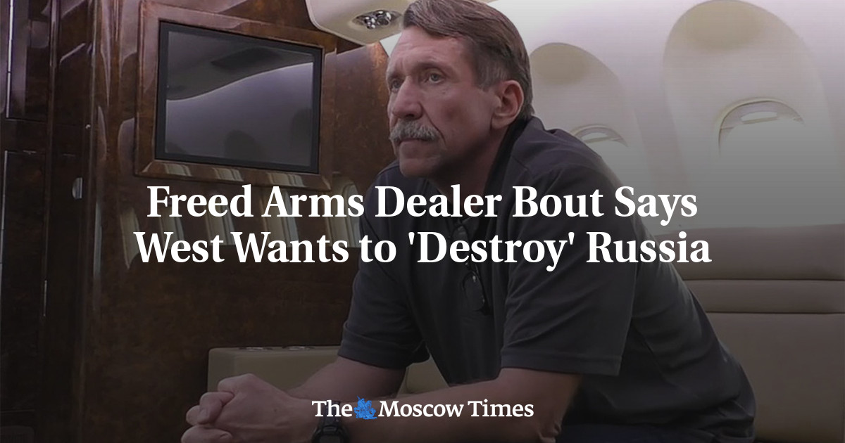 Freed Arms Dealer Bout Says West Wants to ‘Destroy’ Russia