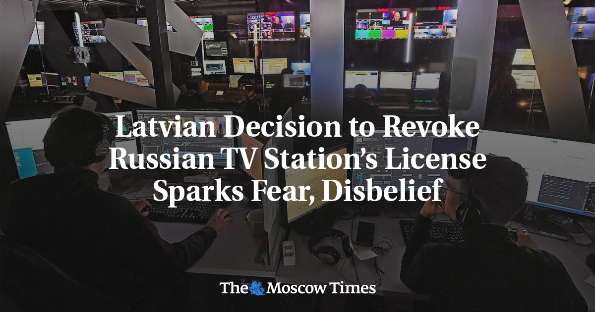 Latvian Decision to Revoke Russian TV Station’s License Sparks Fear, Disbelief