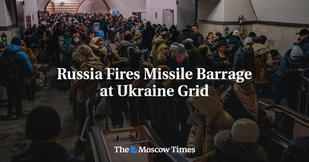 Russia Fires Missile Barrage at Ukraine Grid