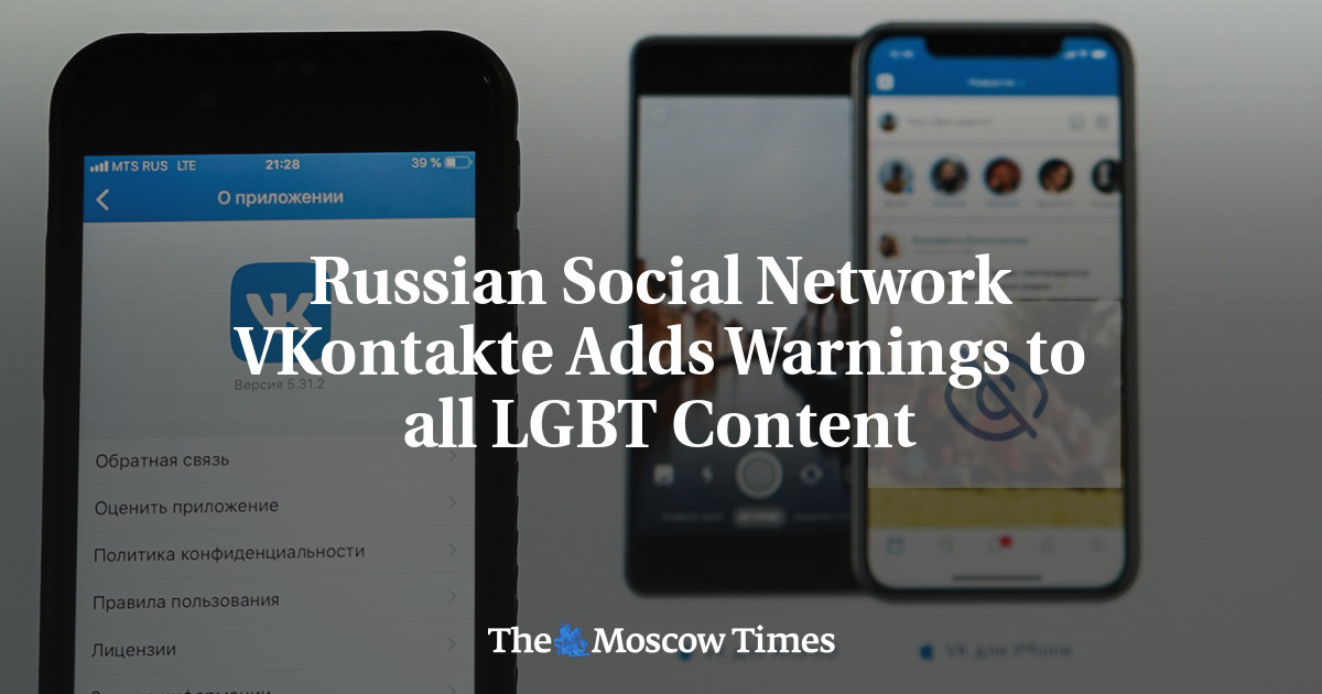 Russian Social Network VKontakte Adds Warnings to all LGBT Content
