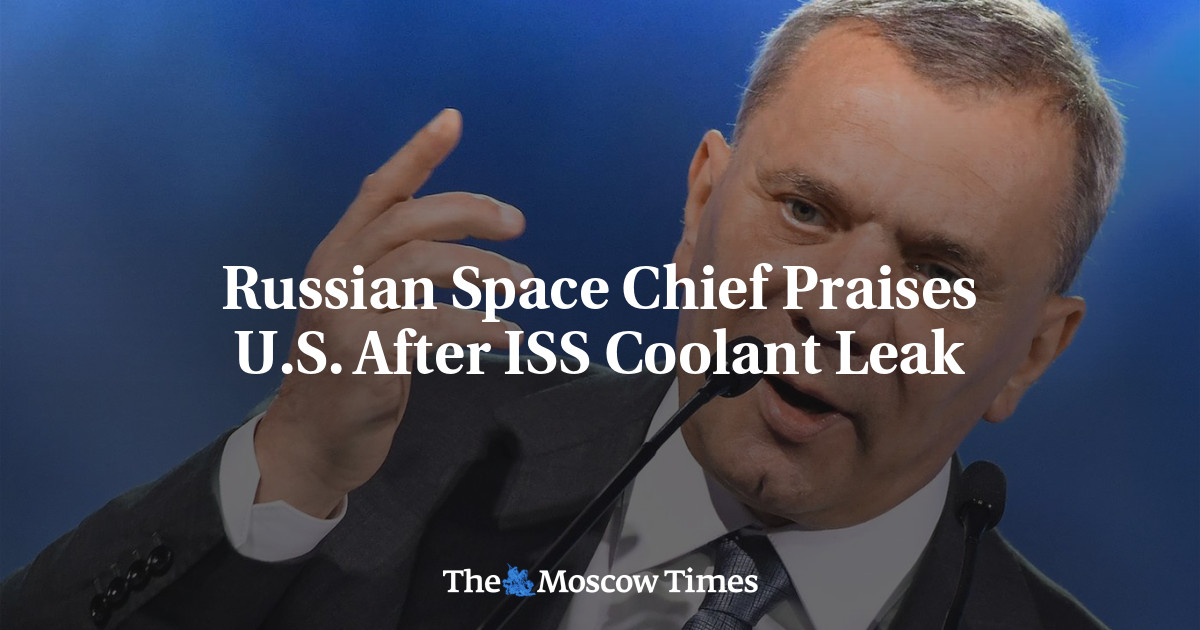 Russian Space Chief Praises U.S. After ISS Coolant Leak