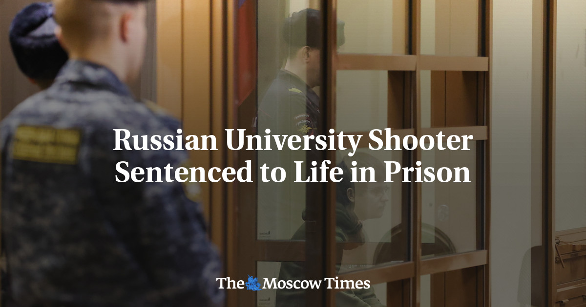Russian University Shooter Sentenced to Life in Prison
