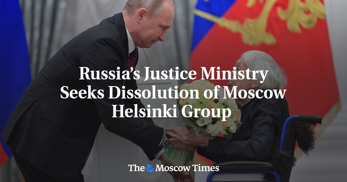 Russia’s Justice Ministry Seeks Dissolution of Moscow Helsinki Group 