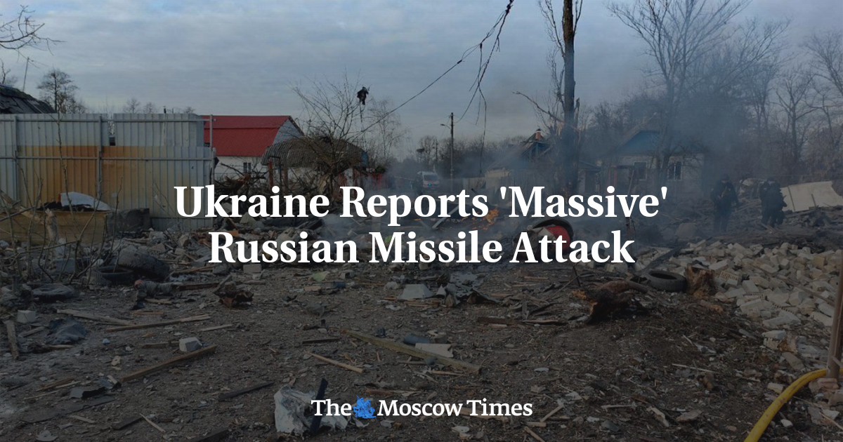 Ukraine Reports ‘Massive’ Russian Missile Attack