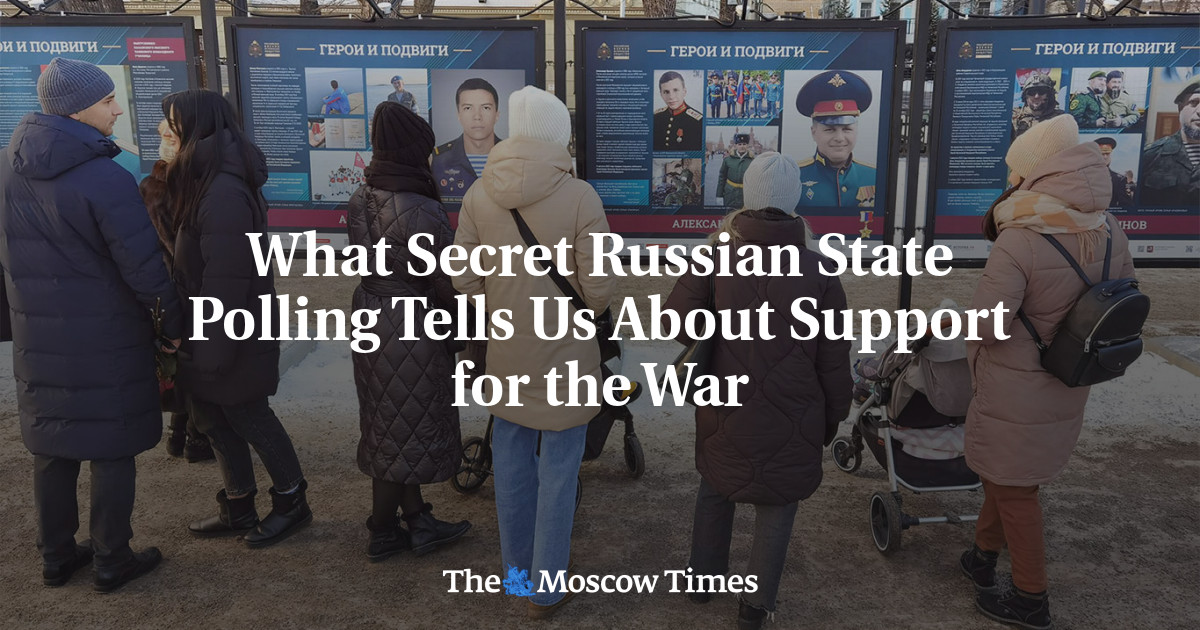 What Secret Russian State Polling Tells Us About Support for the War