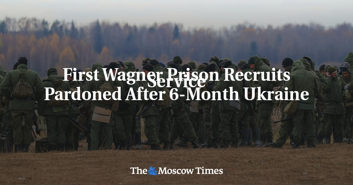 First Wagner Prison Recruits Pardoned After 6-Month Ukraine Service  