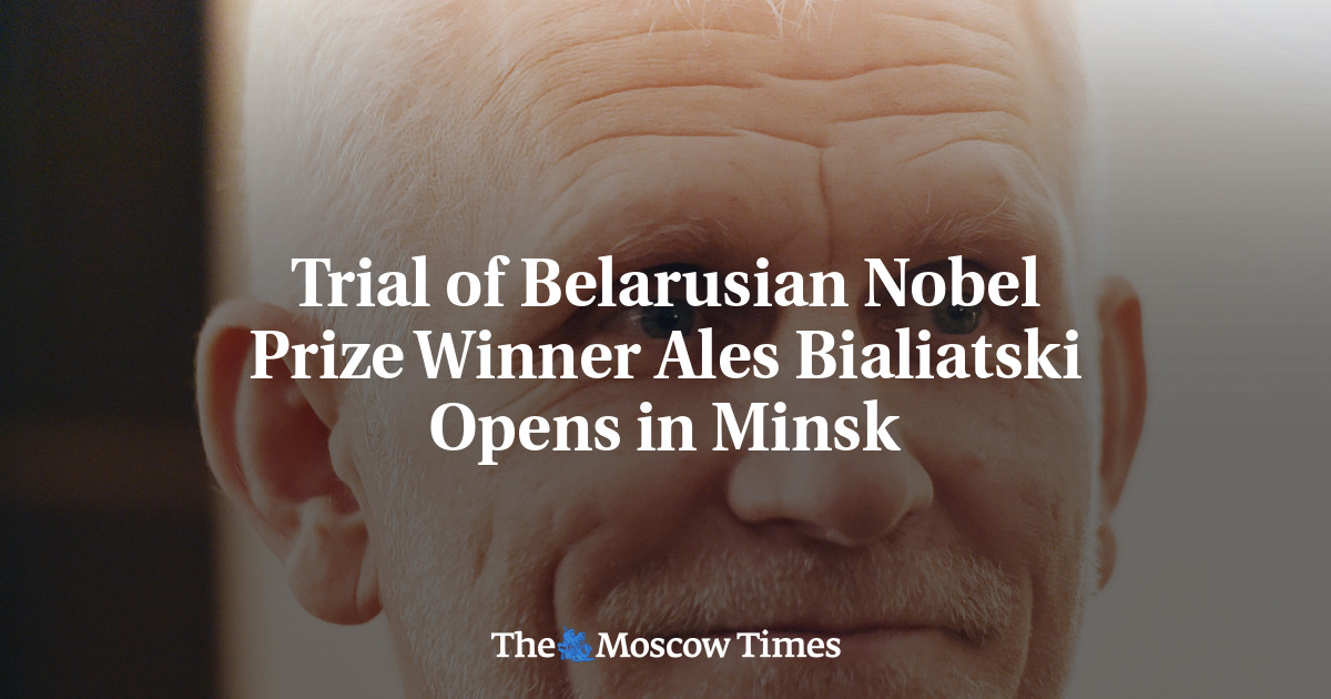 Trial of Belarusian Nobel Prize Winner Ales Bialiatski Opens in Minsk