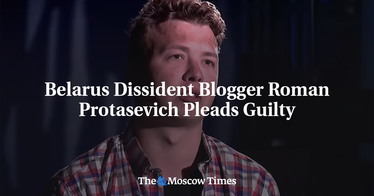 Belarus Dissident Blogger Roman Protasevich Pleads Guilty