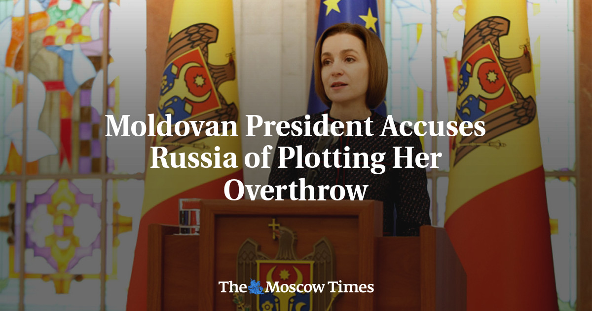 Moldovan President Accuses Russia of Plotting Her Overthrow