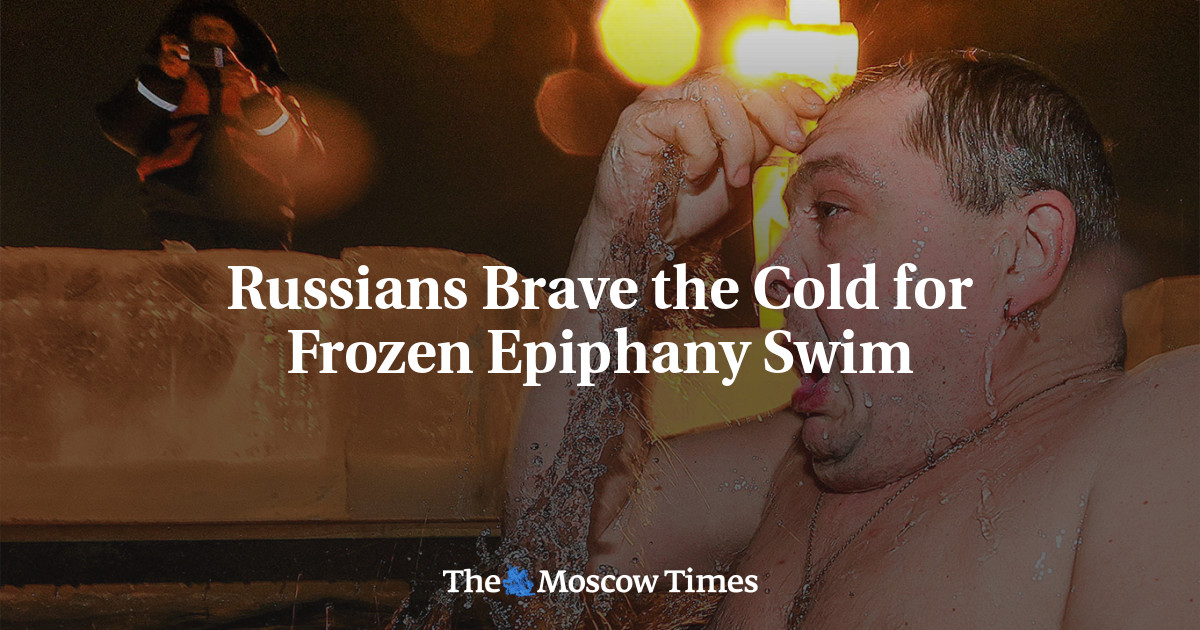 Russians Brave the Cold for Frozen Epiphany Swim