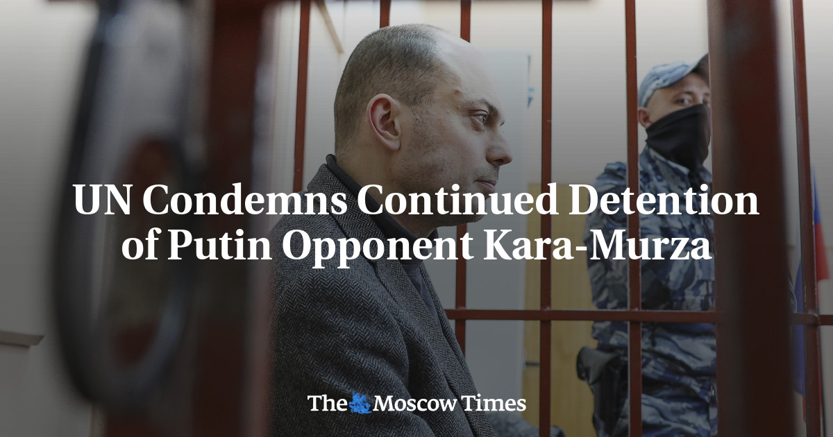 UN Condemns Continued Detention of Putin Opponent Kara-Murza