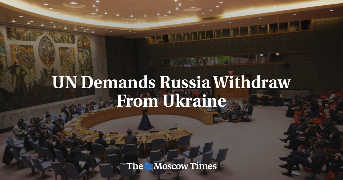UN Demands Russia Withdraw From Ukraine