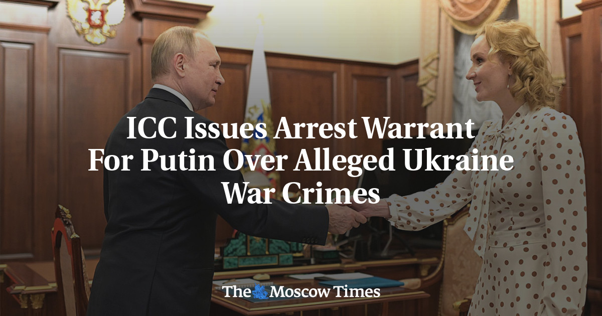ICC Issues Arrest Warrant For Putin Over Alleged Ukraine War Crimes