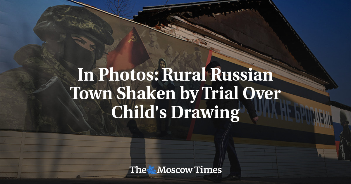 In Photos: Rural Russian Town Shaken by Trial Over Child’s Drawing