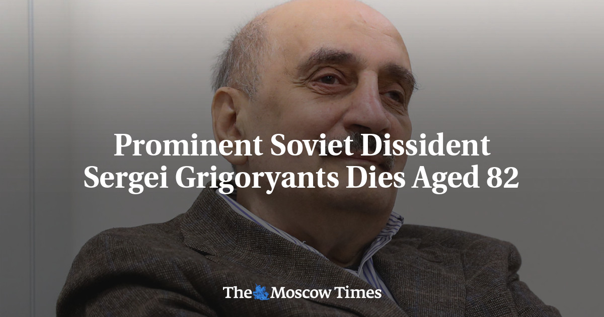 Prominent Soviet Dissident Sergei Grigoryants Dies Aged 82