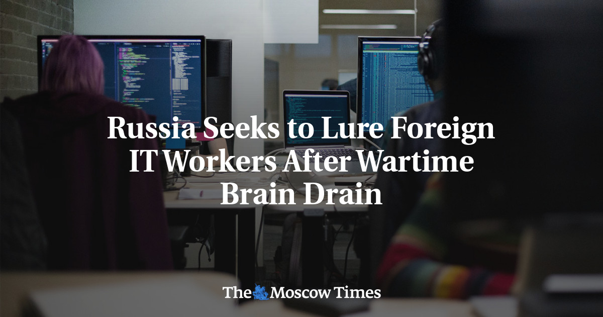 Russia Seeks to Lure Foreign IT Workers After Wartime Brain Drain