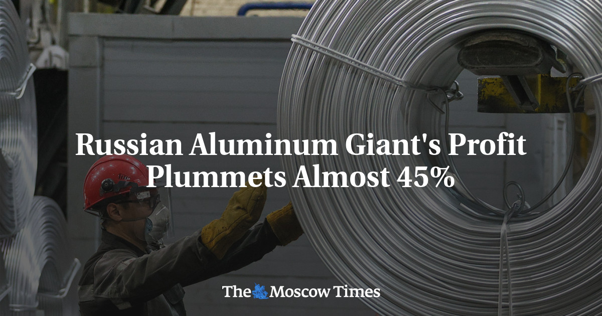 Russian Aluminum Giant’s Profit Plummets Almost 45%