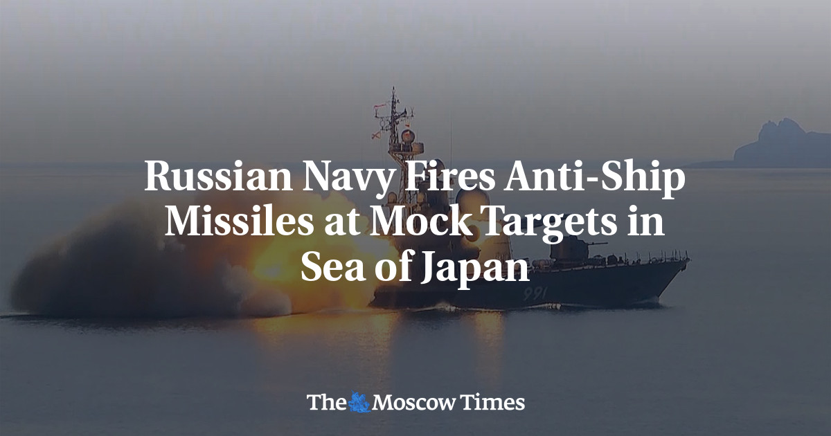 Russian Navy Fires Anti-Ship Missiles at Mock Targets in Sea of Japan