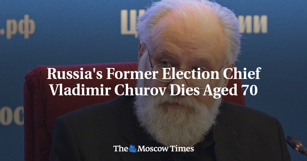 Russia’s Former Election Chief Vladimir Churov Dies Aged 70