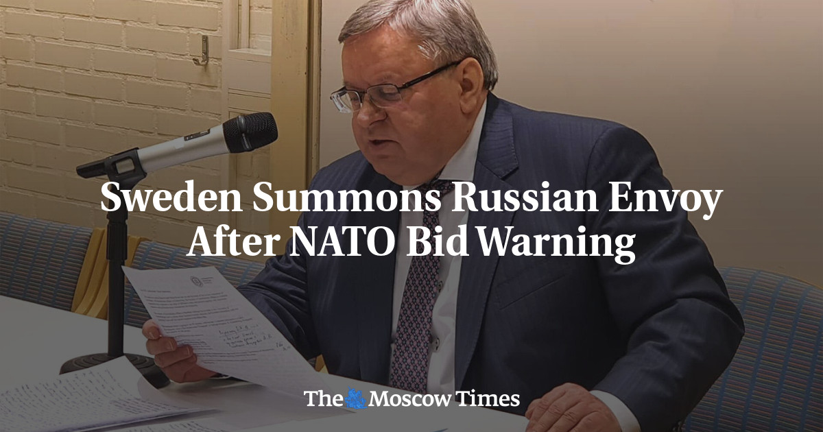 Sweden Summons Russian Envoy After NATO Bid Warning