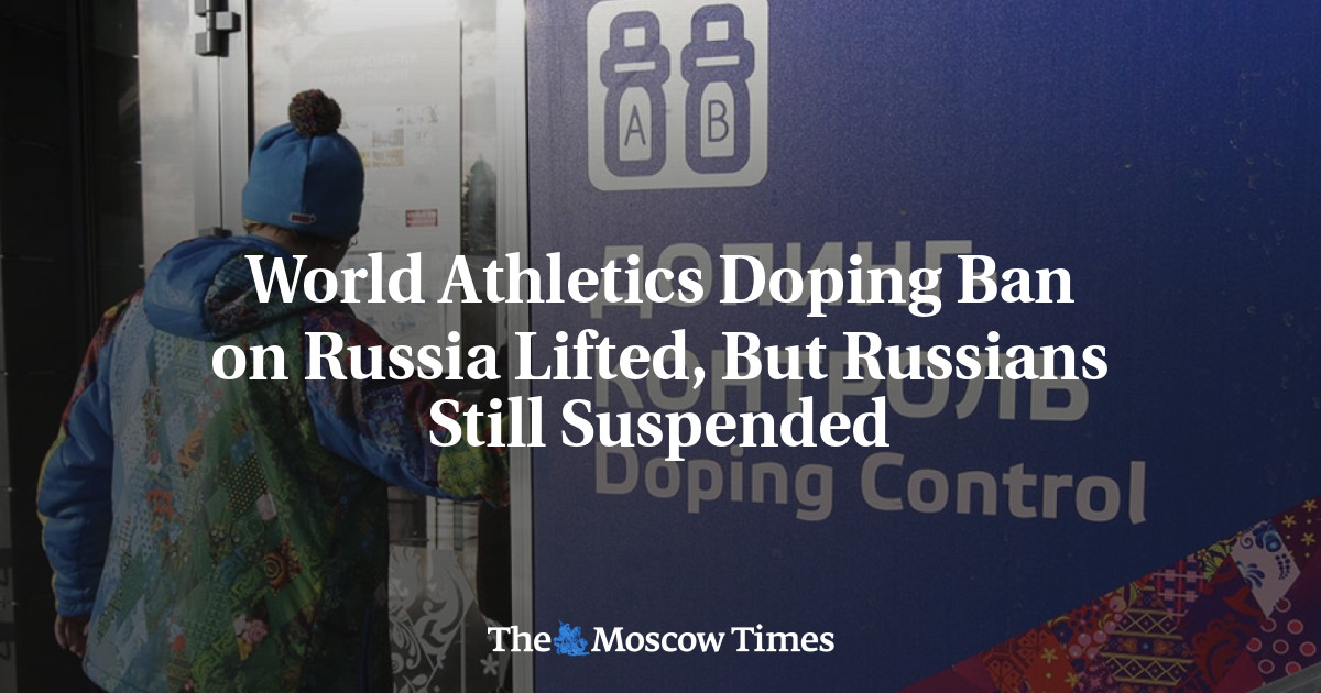 World Athletics Doping Ban on Russia Lifted, But Russians Still Suspended