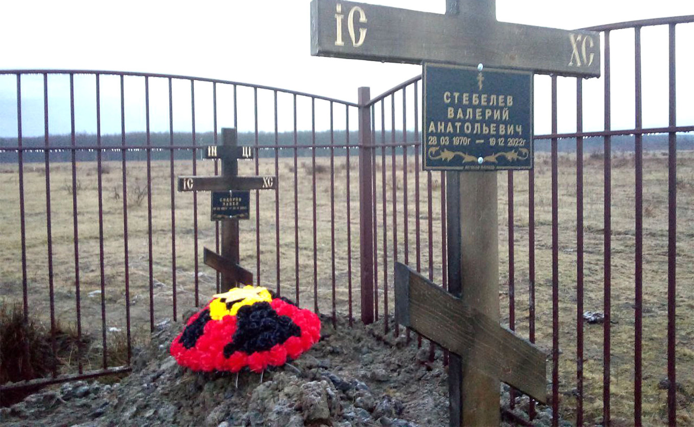  A Wagner grave in Kirovka, Luhansk, Ukraine. flot2017.com 