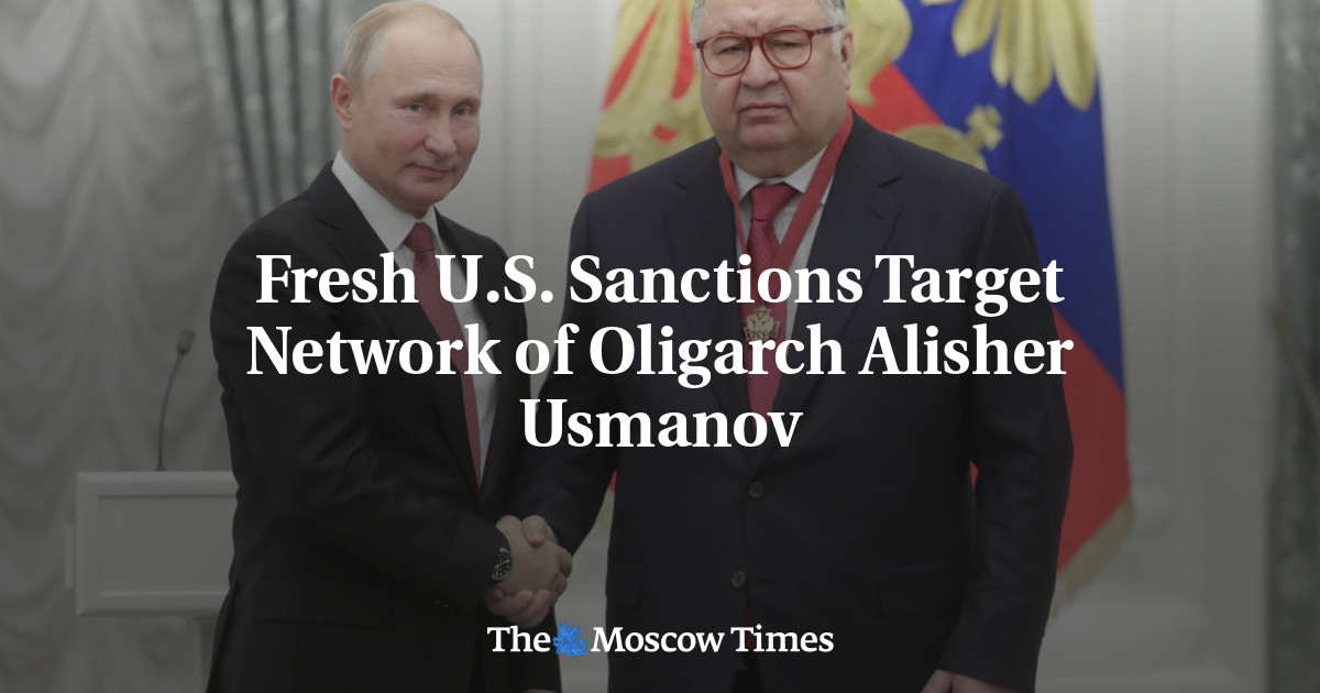 Fresh U.S. Sanctions Target Network of Oligarch Alisher Usmanov