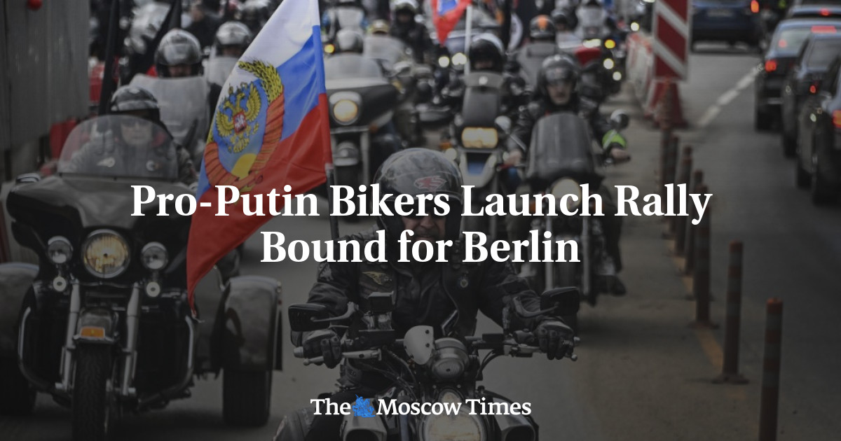 Pro-Putin Bikers Launch Rally Bound for Berlin