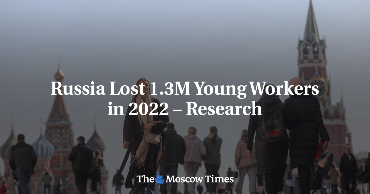 Russia Lost 1.3M Young Workers in 2022 – Research