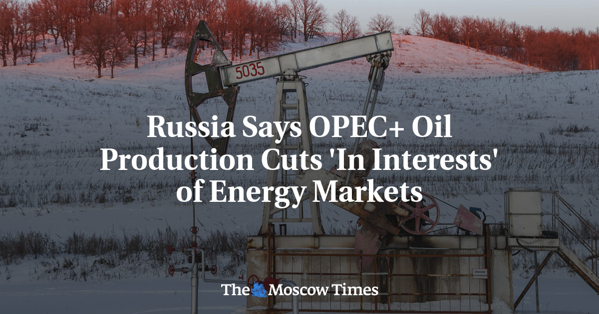 Russia Says OPEC+ Oil Production Cuts ‘In Interests’ of Energy Markets