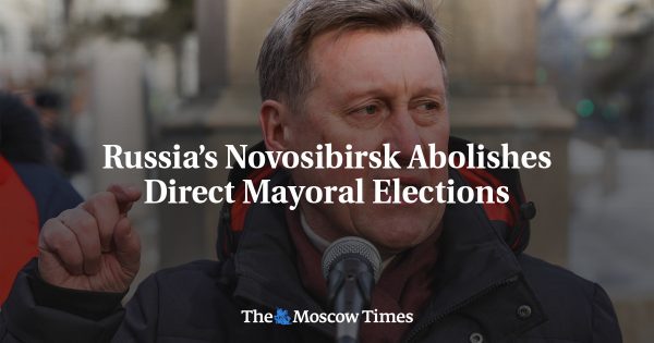 Russia’s Novosibirsk Abolishes Direct Mayoral Elections