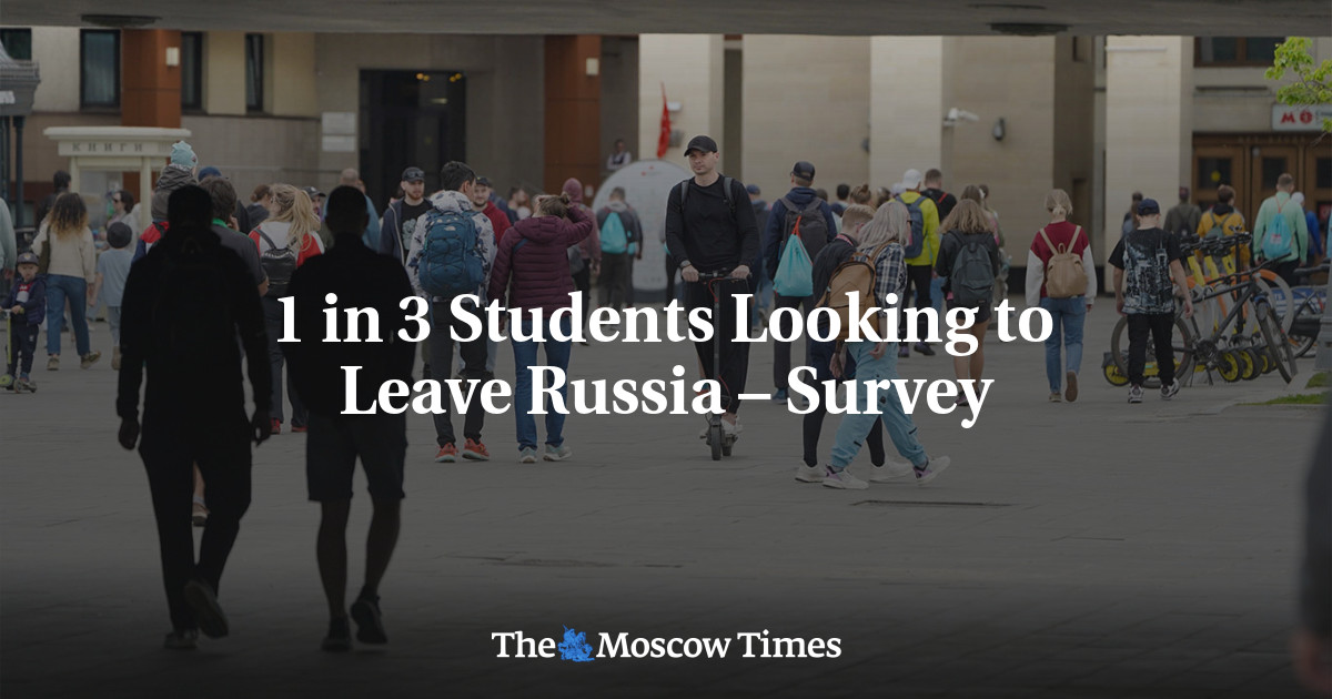 1 in 3 Students Looking to Leave Russia – Survey