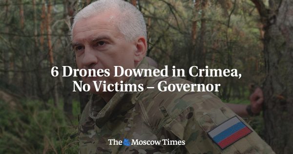 6 Drones Downed in Crimea, No Victims – Governor