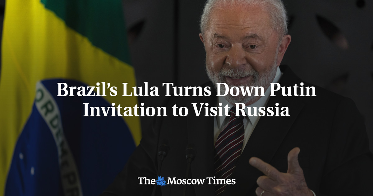 Brazil’s Lula Turns Down Putin Invitation to Visit Russia
