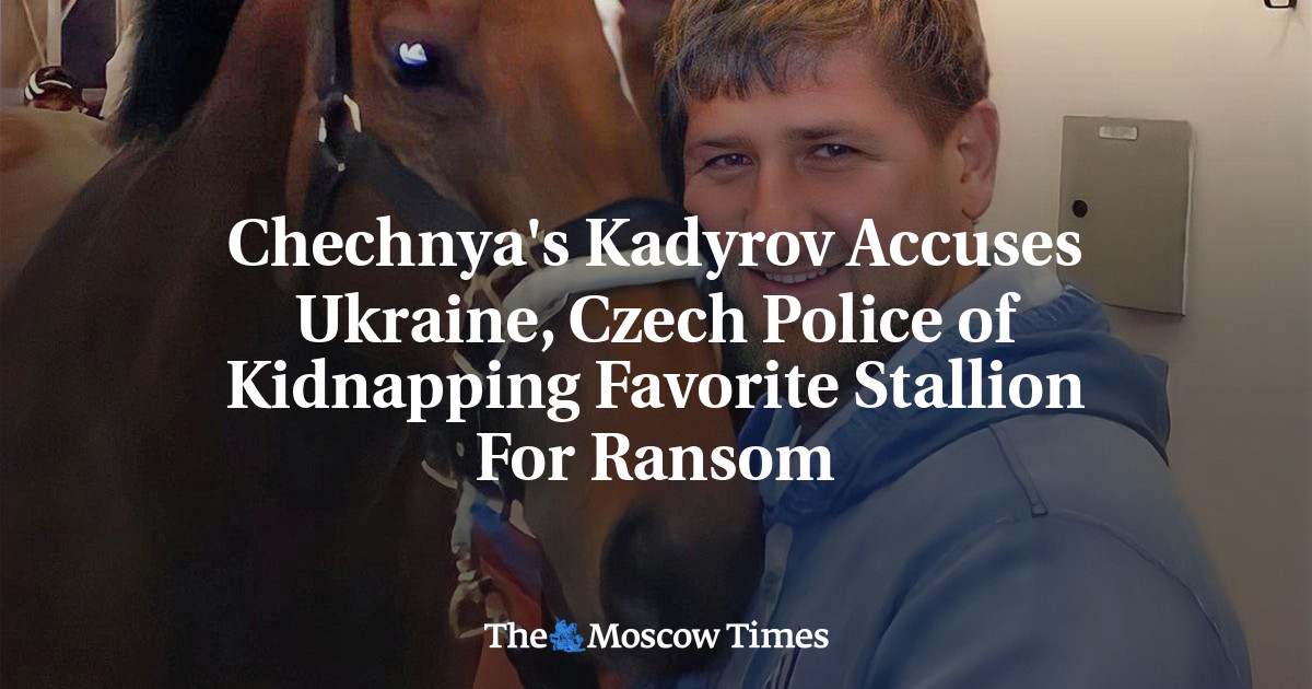 Chechnya’s Kadyrov Accuses Ukraine, Czech Police of Kidnapping Favorite Stallion For Ransom
