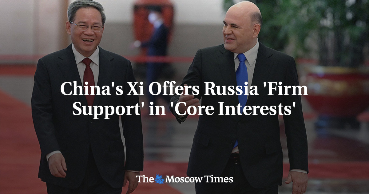 China’s Xi Offers Russia ‘Firm Support’ in ‘Core Interests’