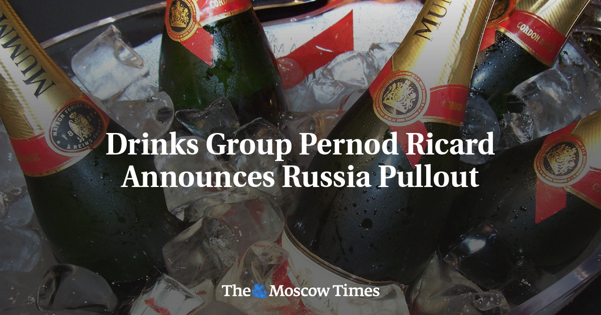 Drinks Group Pernod Ricard Announces Russia Pullout