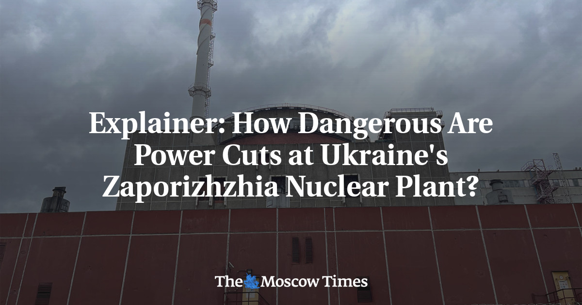 Explainer: How Dangerous Are Power Cuts at Ukraine’s Zaporizhzhia Nuclear Plant?