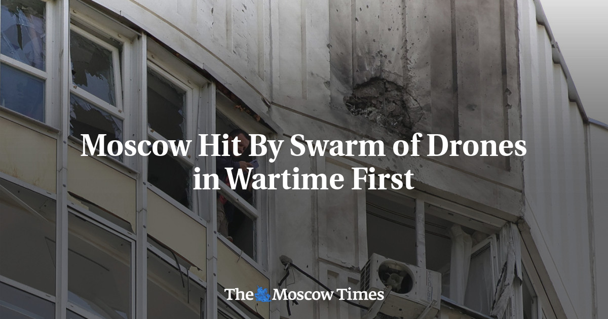 Moscow Hit By Swarm of Drones in Wartime First